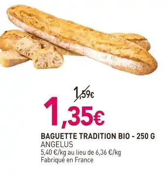 Baguette tradition bio 250 g