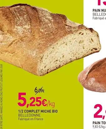1/2 complet miche bio 1 kg