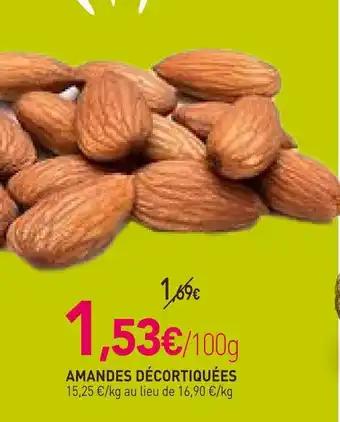 Amandes décortiquées 100 g