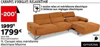 Promotion Exclusives de 1
Méridienne : Découvrez l'Offre incontournable