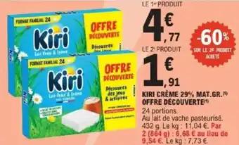 Kiri crème 29% mat gr offre découverte 432 g