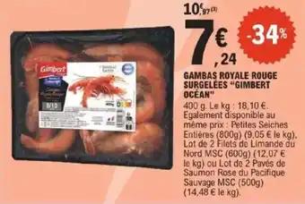 Promotion Exclusives de Gambas royale rouge : Découvrez l'Offre incontournable