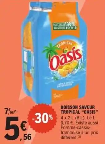 Boisson saveur tropical oasis 2 l