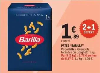 Pâtes barilla 3 kg