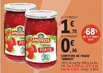 Promotion Exclusives de 10
Confiture fraise : Découvrez l'Offre incontournable
