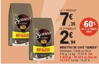 "SENSEO" Dosettes de café 416 g