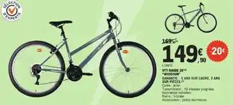 Promotion Exclusives de 21
Vtt 26 : Découvrez l'Offre incontournable