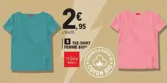 Tee-shirt femme bio