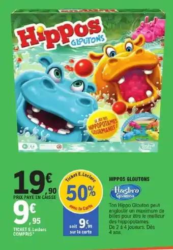 Promotion Exclusives de Hippos gloutons : Découvrez l'Offre incontournable