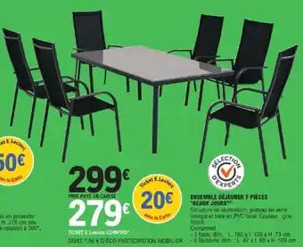 Promotion Exclusives de 2
Ensemble déjeuner : Découvrez l'Offre incontournable