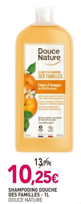 DOUCE NATURE Shampooing douche des familles 1 l