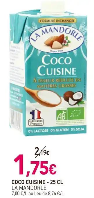 LA MANDORLE Coco cuisine 25 cl