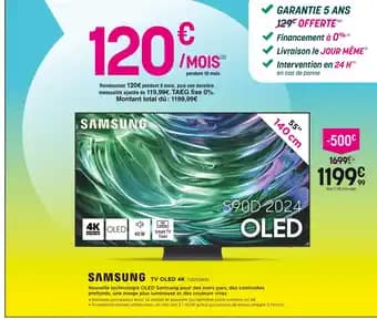 Promotion Exclusives de 29
            
        
        TV 4K : Découvrez l'Offre incontournable