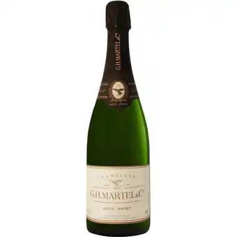 Champagne G.H. Martel - Doux - 75 cl