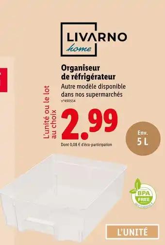 LIVARNO Organiseur de réfrigérateur
