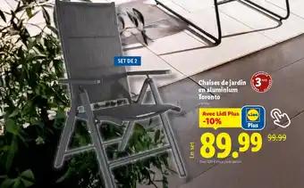 Promotion Exclusives de 2
Chaises de jardin : Découvrez l'Offre incontournable