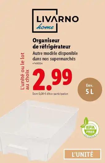 LIVARNO HOME Organiseur de réfrigérateur