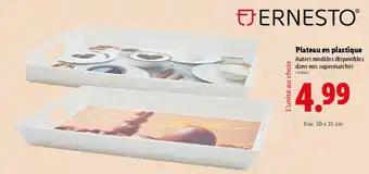 EJERNESTO Plateau en plastique