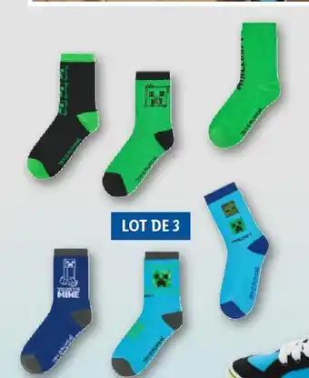 MINECRAFT Chaussettes garçon
