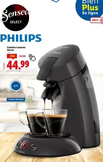 PHILIPS Cafetière à dosette Senseo