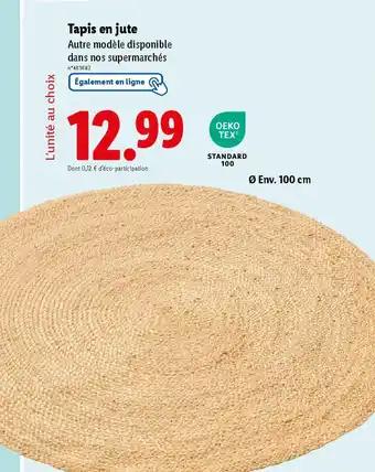 Promotion Exclusives de 2
Tapis en jute : Découvrez l'Offre incontournable