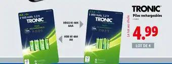 Promotion Exclusives de 2
Piles rechargeables : Découvrez l'Offre incontournable