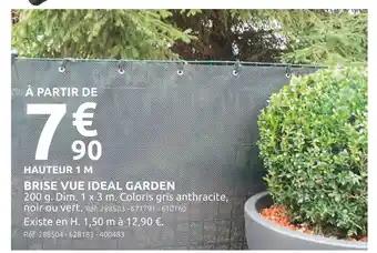 Promotion Exclusives de 27
Brise Vue : Découvrez l'Offre incontournable