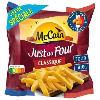 MCCAIN Frites Just au four surgelées Offre Spéciale