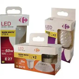 CARREFOUR SUR TOUTES LES AMPOULES LED