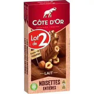 CÔTE D'OR Tablettes de chocolat