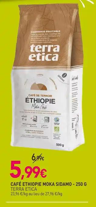 TERRA ETICA Café ethiopie moka sidamo - 250 g