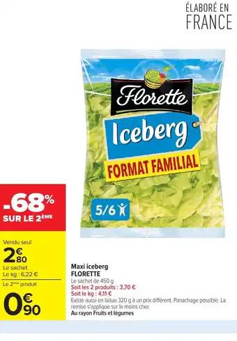 FLORETTE Maxi iceberg 450 g