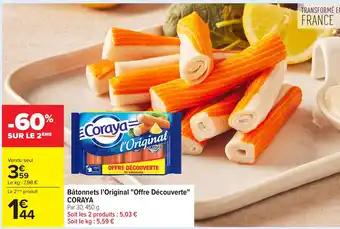 CORAYA Bâtonnets l'Original "Offre Découverte" 450 g