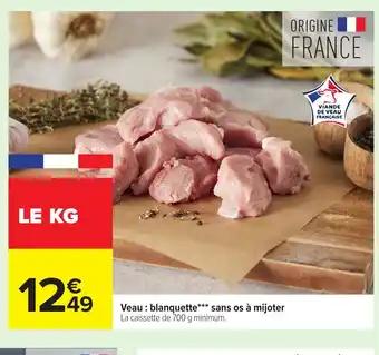 Promotion Exclusives de 10
Veau blanquette : Découvrez l'Offre incontournable
