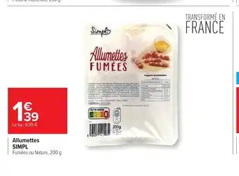 SIMPL Allumettes 200 g