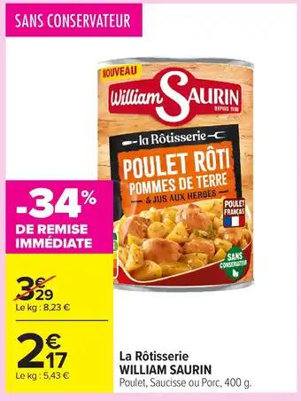Promotion Exclusives de 7
William Saurin : Découvrez l'Offre incontournable
