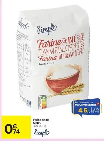 Promotion Exclusives de 26
Farine de : Découvrez l'Offre incontournable