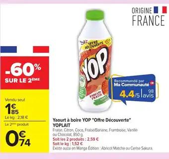 Promotion Exclusives de 15
À boire : Découvrez l'Offre incontournable