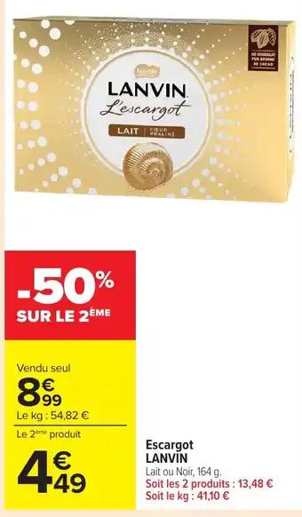Promotion Exclusives de 7
Lanvin : Découvrez l'Offre incontournable