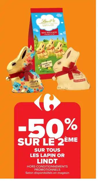 LINDT sur tous les lapin