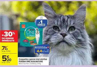 PURINA ONE DUALNATURE Croquettes spécial chat stérilisé