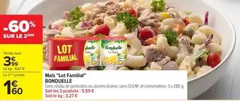 Promotion Exclusives de 59
Bonduelle : Découvrez l'Offre incontournable