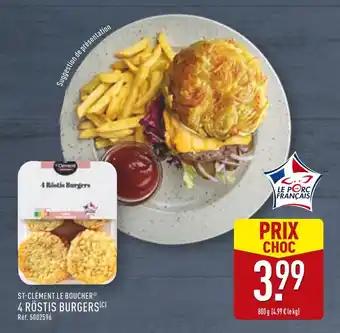 ST-CLÉMENT LE BOUCHER 4 Rösti Burgers
