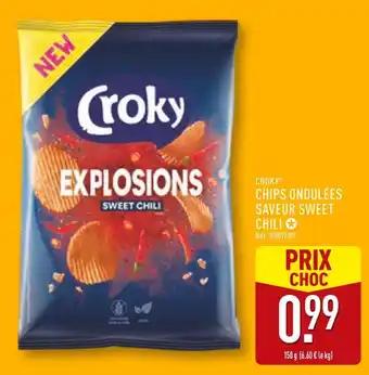 Croky Chips ondulées saveur sweet chili