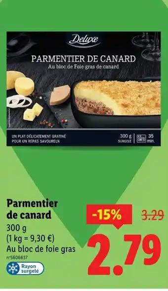 Deluxe Parmentier de canard