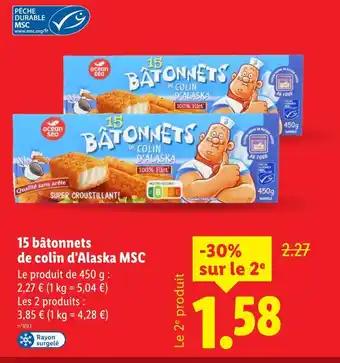 Promotion Exclusives de 2
            
        
        Bâtonnets colin d'alaska : Découvrez l'Offre incontournable