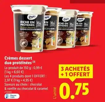 Envia Crèmes dessert duo protéinées