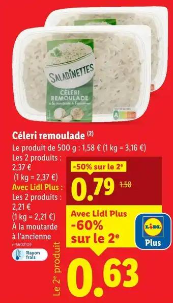 Saladinettes Céleri remoulade