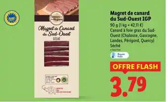 SAVEURS DE NOS RÉGIONS Magret de canard du Sud-Ouest IGP