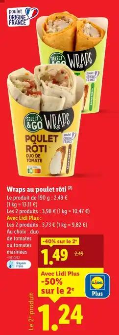 Promotion Exclusives de 2
            
        
        Wraps : Découvrez l'Offre incontournable